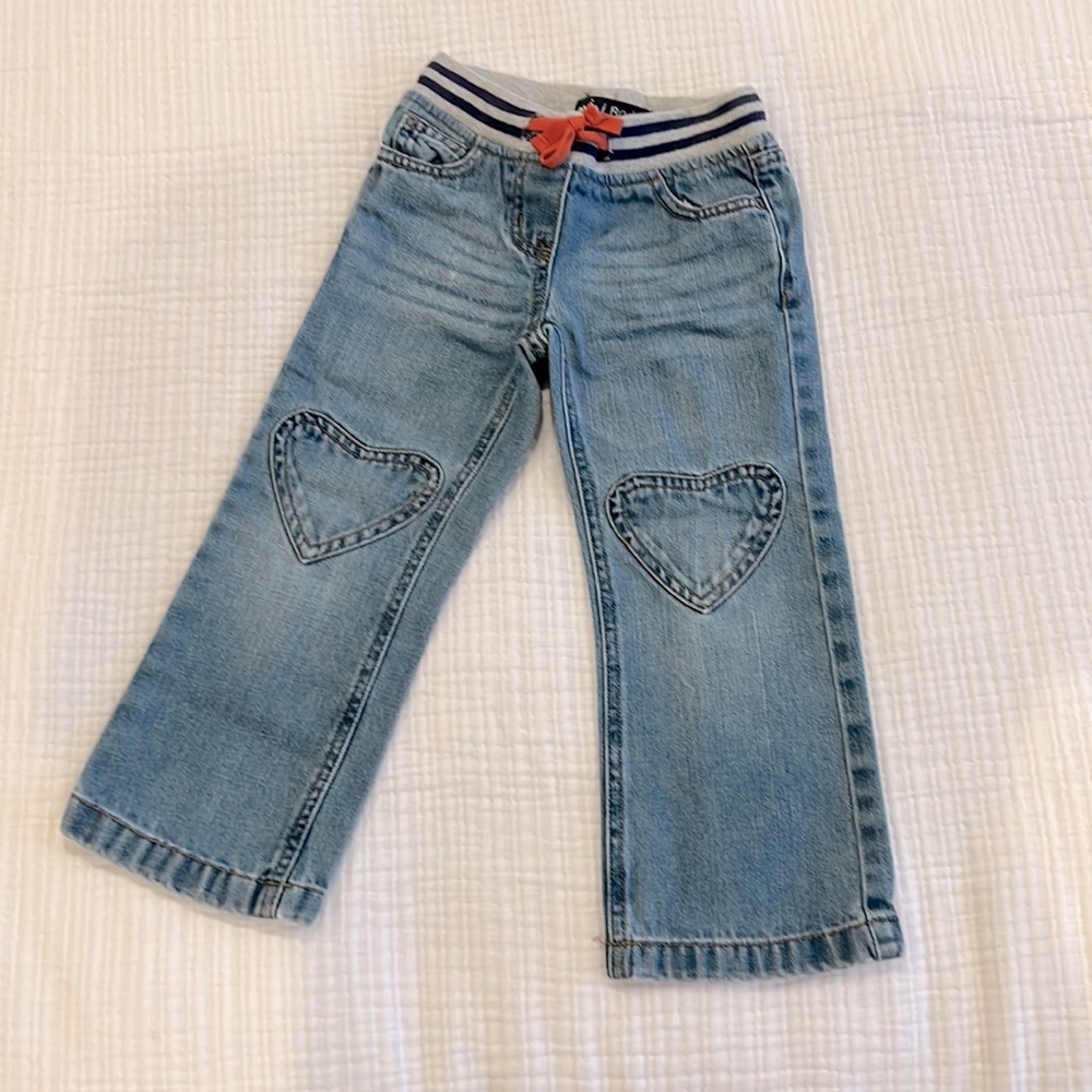 Mini Boden Heart Pocket Jeans